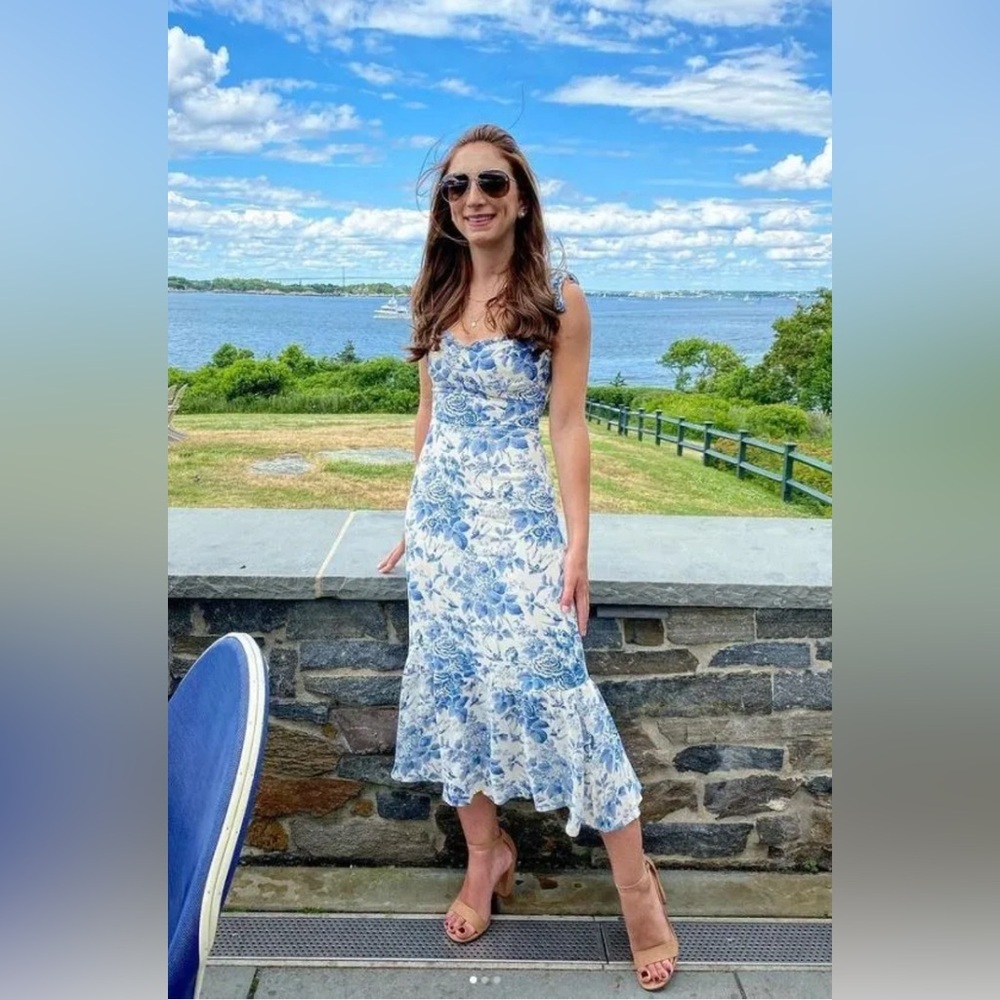 Reformation Nikita Dress in Pompadour